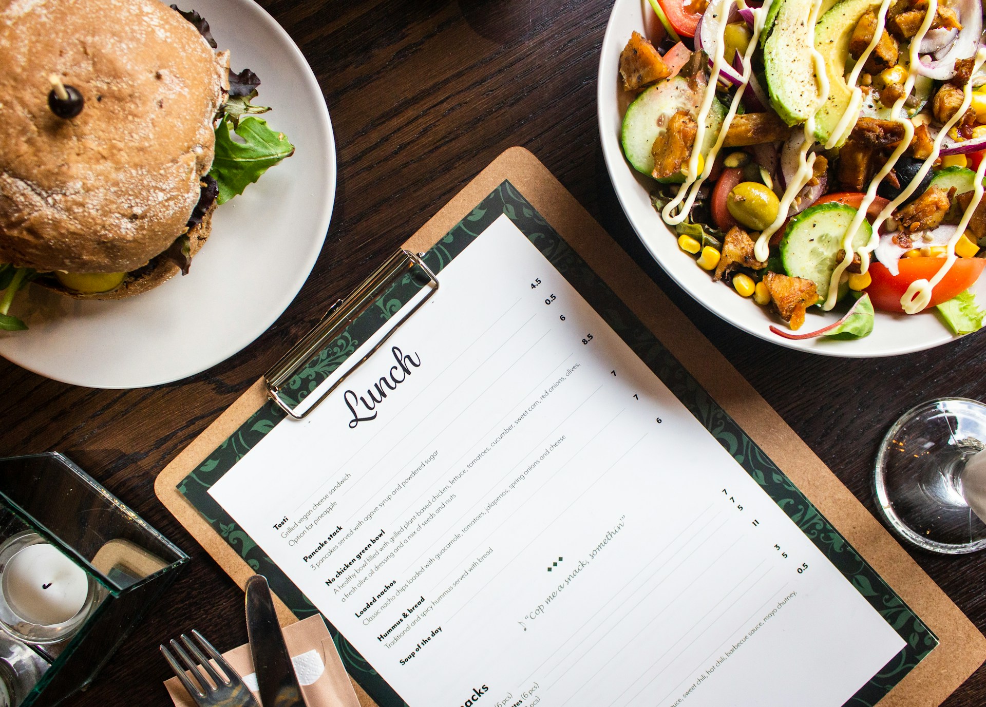 Nutrition planning checklist